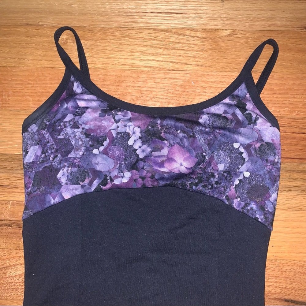 Ainslewear women’s medium leotard black purple